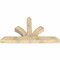 Ekena Millwork Richland Rough Sawn Timber Gable Bracket, Douglas Fir, 72"W x 42"H x 6"D x 6"F, 14/12 Pitch GBW072X42X0606RIC00RDF - alternate 2
